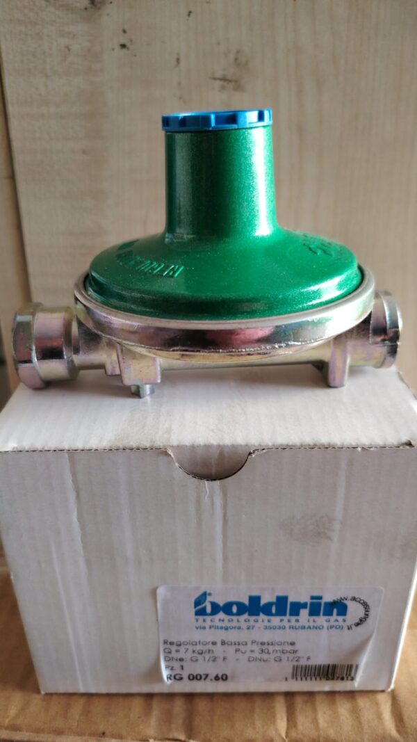 منظم ضغط غاز منخفض Boldrin RG 007.60 – صناعة إيطالية